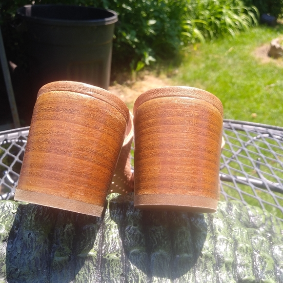 Vero Cuoio L'idea Laser cut Tan Mules - Picture 5 of 16